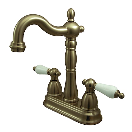 Bar Faucet W/out Pop-Up Rod, Antique Brass